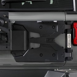 Supporto per pneumatici a perno regolabile per impieghi gravosi Smittybilt JEEP