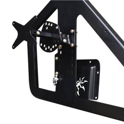 Portagomme montato su telaio Poison Spyder JEEP