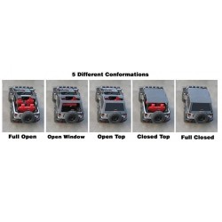 Copertura del tetto Fastback bowless JEEP JLU