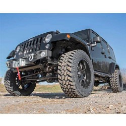 Paraurti Anteriore con piastra porta verricello e fissaggio fendinebbia Rough Country JEEP