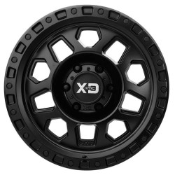 Cerchio 17X9-12 in lega XD132 RG2 Satin Black Serie XD JEEP