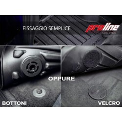 Tappeti a vasca bordi 3D Jeep Wrangler JL