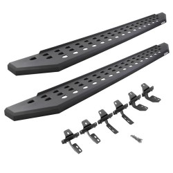 Pedane laterali nero goffrato Go Rhino RB20 Jeep Gladiator JT