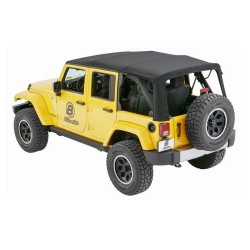 Soft Top Supertop Black Twill Wrangler jk 4 porte
