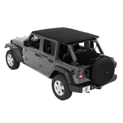 Soft Top Trektop Black Twill Wrangler Jl 4 porte