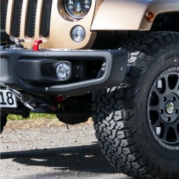 Paraurti anteriore in acciaio 10 anniversario angoli bassi wrangler